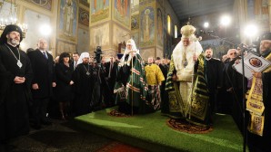 Primates of Russian and Bulgarian Orthodox Churches celebrate moleben of thanksgiving at Shipka Memorial Church