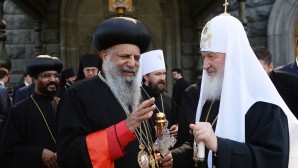 His Holiness Patriarch Kirill meets with the head of the Ethiopian Orthodox Tewahedo Church