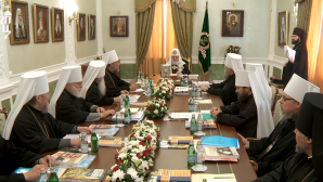 His Holiness Patriarch Kirill opens first session of the Holy Synod in Yekaterinburg