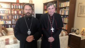 Metropolitan Hilarion meets with Cardinal Kurt Koch