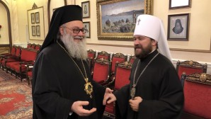 Συνάντηση του Μητροπολίτη Βολοκολάμσκ Ιλαρίωνα με τον Προκαθήμενο της Ορθοδόξου Εκκλησίας της Αντιοχείας