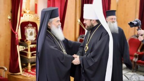 Le métropolite Hilarion de Volokolamsk a rencontré le patriarche Théophile III de Jérusalem