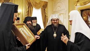 His Holiness Patriarch Kirill meets with His Beatitude Metropolitan Rostislav of the Czech Lands and Slovakia