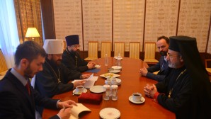 Metropolitan Hilarion of Volokolamsk meets with Bishop of Antiochian Church