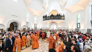 His Holiness Patriarch Kirill consecrates the Church of All Saints in Strasbourg
