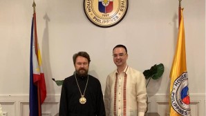Metropolitan Hilarion meets with Speaker of the House of Representatives of the Philippines