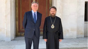 Состоялась встреча митрополита Волоколамского Илариона с послом России в Испании