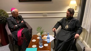 Metropolitan Hilarion meets with Archbishop of Bologna
