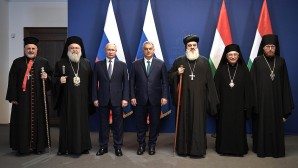 Συνάντηση του Προέδρου της Ρωσίας και του Πρωθυπουργού της Ουγγαρίας με αρχηγούς των χριστιανικών Εκκλησιών της Μέσης Ανατολής