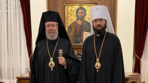Руководитель Управления Московской Патриархии по зарубежным учреждениям встретился с Предстоятелем Кипрской Православной Церкви