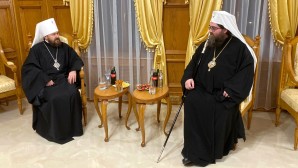 Metropolitan Hilarion of Volokolamsk meets with Primate of Orthodox Church of the Czech Lands and Slovakia