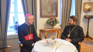 Metropolitan Hilarion meets with Bishop Joseph Werth