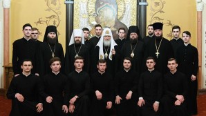 Le patriarche Cyrille a rencontré le recteur et les étudiants des écoles de théologie de Kiev