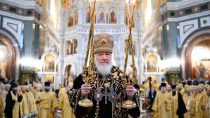Divine Liturgy celebrated at the Cathedral of Christ the Saviour on the 11th anniversary of enthronement of His Holiness Patriarch Kirill