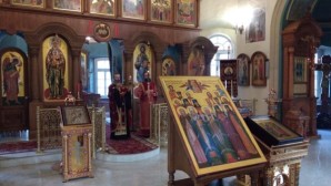 Μνήμη του Αγίου Νικολάου Σερβίας τιμήθηκε εν προσευχαίς στην ἐν Μόσχᾳ εκκλησιαστική αντιπροσωπεία της Ορθοδόξου Εκκλησίας στην Αμερική