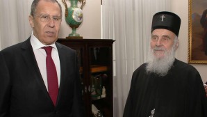 Head of Russian Ministry of Foreign Affairs meets with Primate of Serbian Orthodox Church