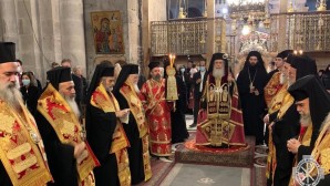 Представители Русской духовной миссии приняли участие в приеме по случаю 15-летия интронизации Блаженнейшего Патриарха Иерусалимского Феофила